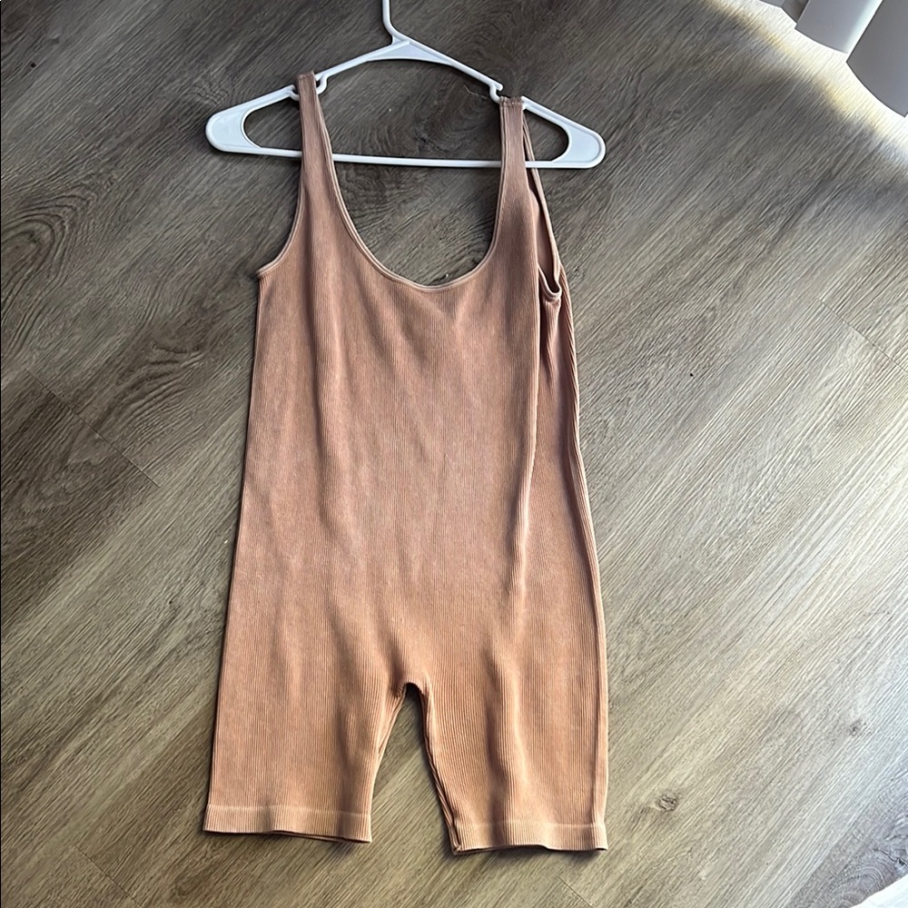 Women Tan One Piece